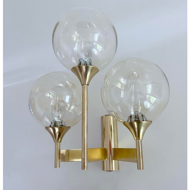 Large Vintage Glass Sconce from Sciolari For Sale - Image 14 of 18