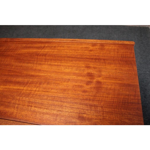 Danish Modern Two-Tier Extendable Bar Cart With Leaf by Aksel Kjersgaard For Sale - Image 11 of 12