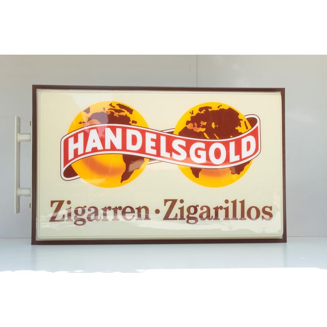 Handelsgold Cigars Display Neon Sign, 1970s For Sale - Image 14 of 18