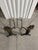 Pair of Andirons With Brass Decorative Ships, 19th Century For Sale - Image 4 of 6