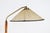 Art Deco Swedish Grace Floor Lamp in Birch and Brass with Original Shade from the 1940s by Paavo Tynell For Sale - Image 3 of 10