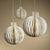 Contemporary Miriam Medium Paper Deco Sphere Ornaments, Set of 6 For Sale - Image 3 of 3