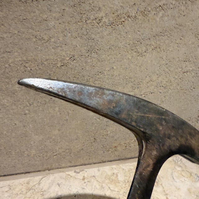 Antique Estwing Geological Rock Hammer Leather Handle For Sale - Image 9 of 12