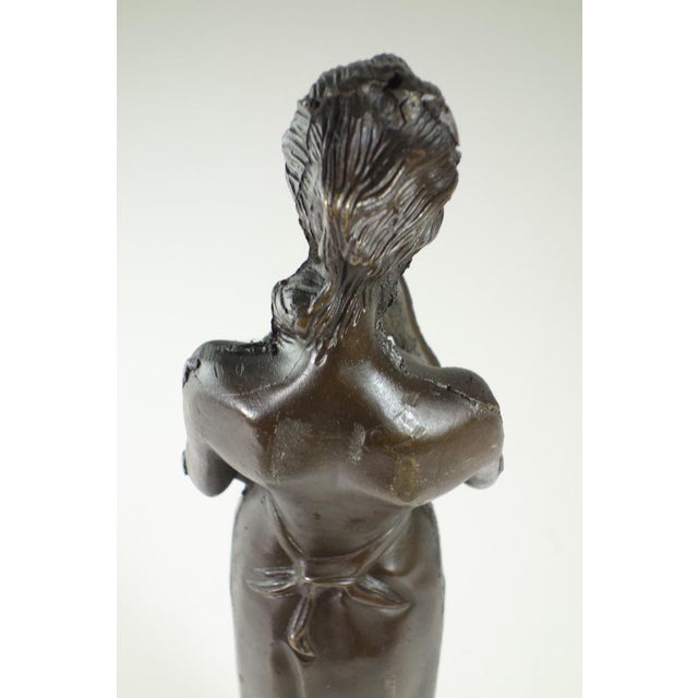 Bronze Sculpture of Woman, Early 1900s For Sale - Image 5 of 17