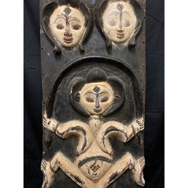 African Art Tribal Art Large Door From Punu Tribe Gabon For Sale - Image 4 of 11