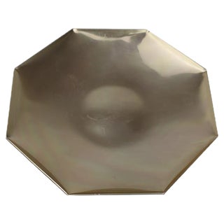 Vintage Octagonal Plate Shell by Fritz August Breuhaus de Groot for Zeppelin Metallwerke, 1930s For Sale