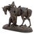 French French Cavalier & Mount Patinated Metal Sculpture For Sale - Image 3 of 6