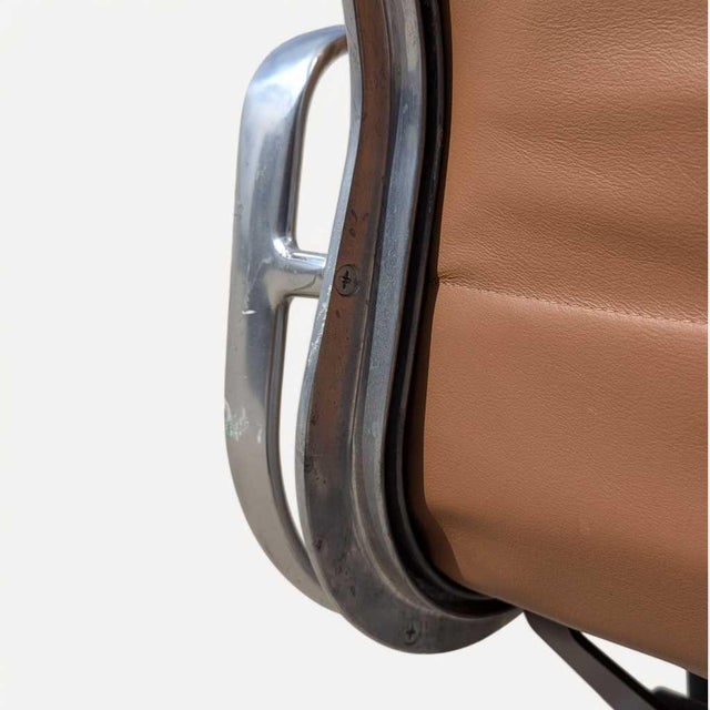 1960s Mid-Century Modern Eames Soft Pad Chair by Herman Miller, 1960s, Leather For Sale - Image 5 of 18