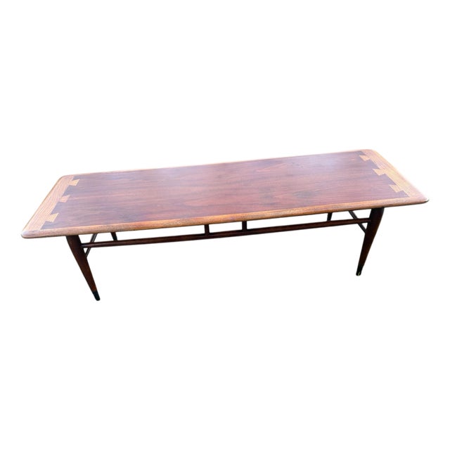 1970s Lane Acclaim Coffee Table McM 54” For Sale