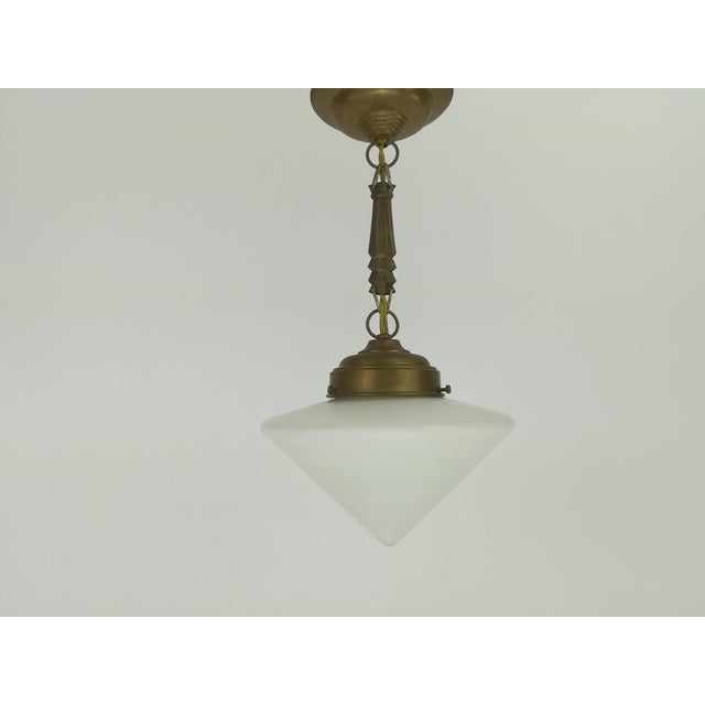Art Deco Dwelling Ceiling Light, 1920s, Set of 2 For Sale - Image 10 of 10