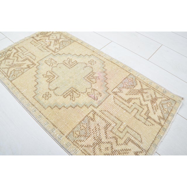 Mid 20th Century Anatolian Small Kurdish Rug For Sale - Image 4 of 5