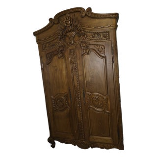 1980s French Wedding Armoire For Sale