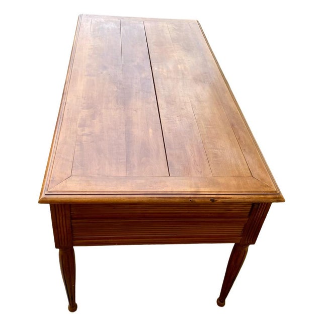 Vintage Directoire Style Flat Desk, 1940s For Sale - Image 6 of 9
