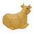 1960s Large Reclining Cow Tureen - Artisan Lidded Tureen - Rustic Farmhouse Decor - Maitland- Smith For Sale - Image 4 of 9