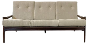 Mid-Century Scandinavian Modern Teak Sofa, 1960s