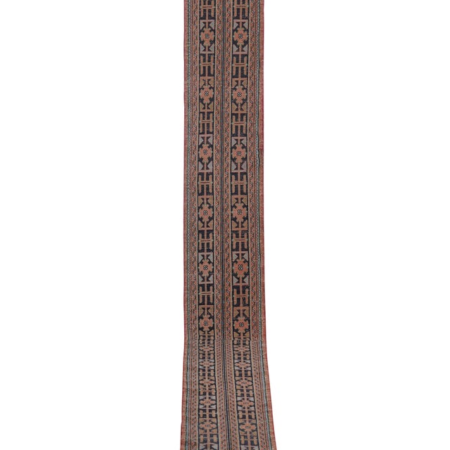 1960s Hand-Knotted Anatolian Runner - Stair Carpet 2'1'' X 20'8'' 25" x 249" / 63 x 633 Cm Hand woven with high quality...