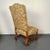 Pair of Jacobean Throne Chairs, King and Queen, Fine Fabric For Sale - Image 10 of 13