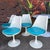 Knoll Vintage Eero Saarinen for Knoll, Tulip Chairs and a Tulip Table For Sale - Image 4 of 12