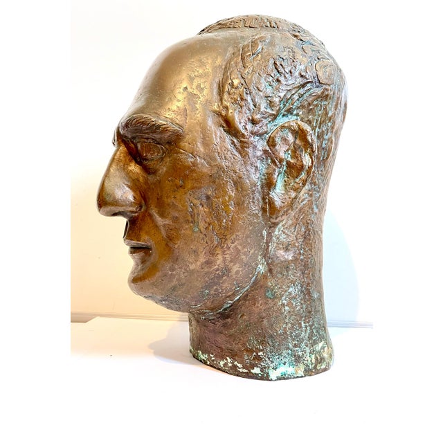 Minna Rothenberg Harkavy (1895-1987) Estonian-American This is not signed bronze portrait bust Provenance: Estate of the...