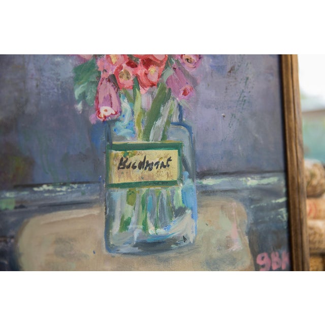 Purple Grace B. Keogh Painting "Foxgloves" For Sale - Image 8 of 10