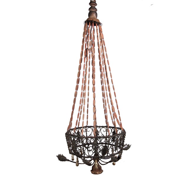 Mid 19th Century Montgolfier Style French Chandelier For Sale - Image 5 of 5