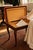 1960s Mahogany Piano Stool in Orange Corduroy with Storage, 1950s For Sale - Image 5 of 10