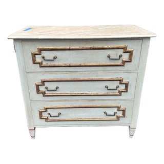 Late 20th Century Vintage French Neoclassical Style Commode / Nightstand For Sale