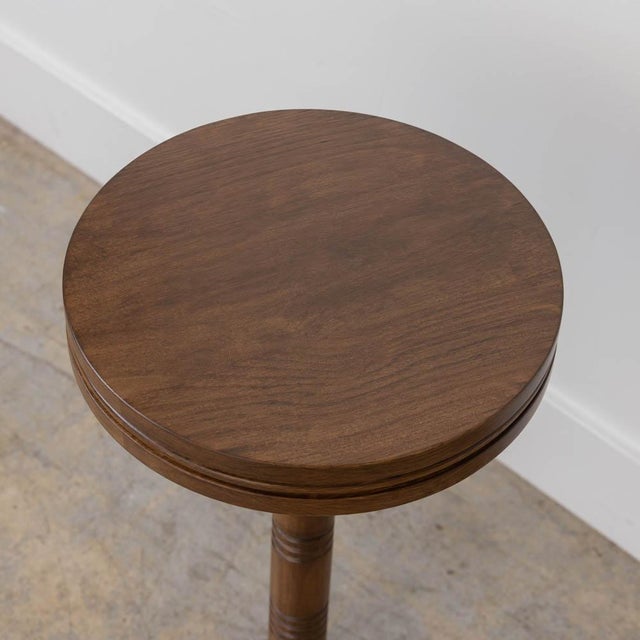 Wood Panoplie Drink Table, Dark Oak For Sale - Image 7 of 10
