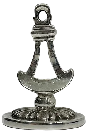 19th Century Dutch Silver Seal Wax Stamp