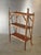 Vintage French Country Coastal Bamboo Rattan Book Shelf For Sale - Image 4 of 17
