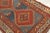 1930s Nomadic Blue, Terracotta, Red and Camel Runner Rug , 3.2 x 8.9 For Sale In Milwaukee - Image 6 of 11