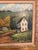 Traditional Vintage D. Snyder Dual-Signed Impasto Landscape Painting in Ornate Gallery Frame For Sale - Image 3 of 16
