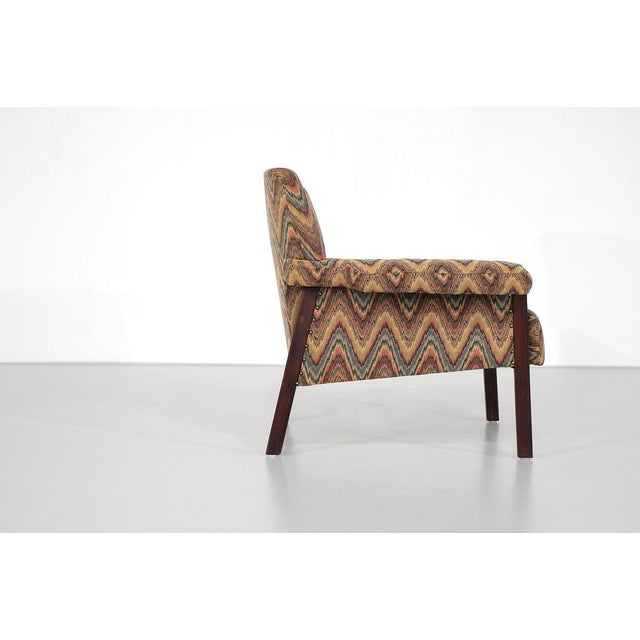 Armchair in Fabric and Wood, Italy, 1960s For Sale - Image 4 of 16