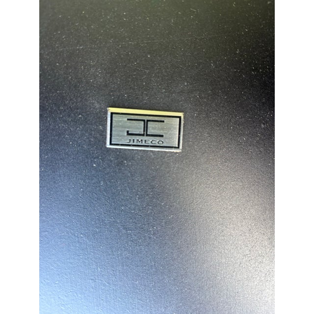 Wood Vintage Ruhlmann Art Deco Side Tables - Solid Mahogany by Jimeco - A Pair, Colombia For Sale - Image 7 of 11