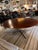 Mid 20th Century Vintage Knoll International Oval Rosewood Dining Table With Chrome Pedestal For Sale - Image 5 of 14