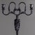 Karl Friedrich Schinkel Berlin Iron Candleholder after Karl Friedrich Schinkel, 19th Century For Sale - Image 4 of 7