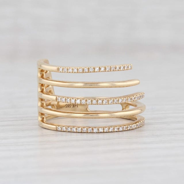 Gem: Natural Diamonds - 0.15 Total Carats, Single Cut, F - G Color, VS2 - SI1 Clarity Metal: 14k Yellow Gold Weight: 4.3...