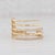 Gem: Natural Diamonds - 0.15 Total Carats, Single Cut, F - G Color, VS2 - SI1 Clarity Metal: 14k Yellow Gold Weight: 4.3...