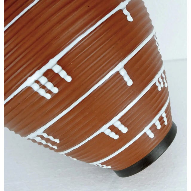 Ceramic Vintage Large Jug Vase from Ilkra Keramik For Sale - Image 7 of 8