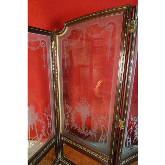 Antique Screen in Glass For Sale - Image 9 of 15