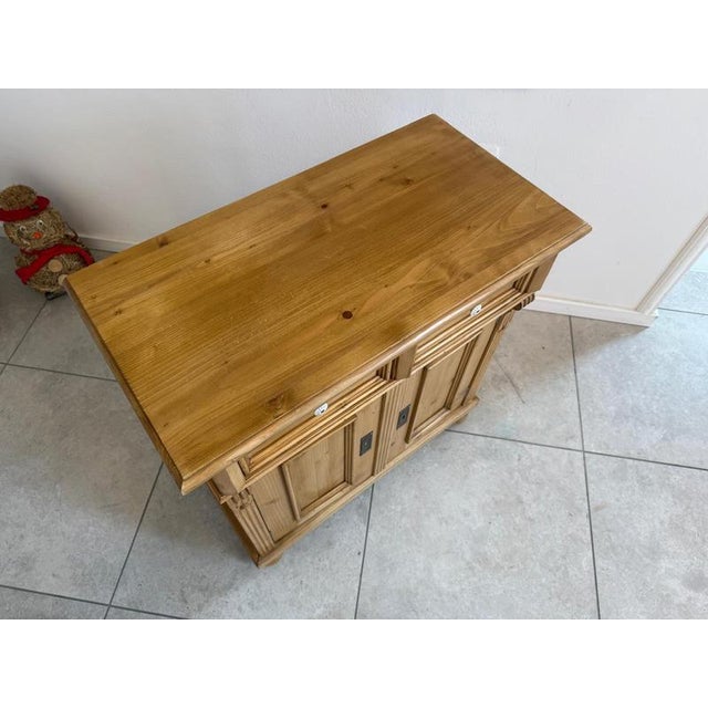 Wood Rustic Apothecary Buffet in Wood For Sale - Image 7 of 17