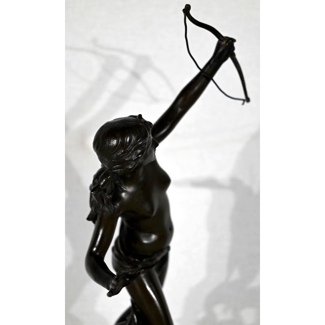 Jean Garnier, Diana the Huntress, Late 19th Century, Bronze For Sale - Image 11 of 18
