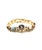 1950s 14k Yellow Gold Slide Charm Omega Gemstone Bracelet Watch For Sale - Image 16 of 16