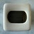 Vintage Ivory and Blue Ceramic Tissue Box Cover For Sale In Austin - Image 6 of 8