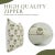 Contemporary Fabdivine Artistic Block Kirti Print Linen Blend Pillow Cover- 18x18 For Sale - Image 3 of 5