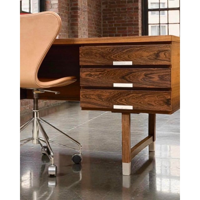 Mid-Century Modern Danish Rosewood Model Ep-401 Freestanding Desk, 1960 For Sale - Image 3 of 9