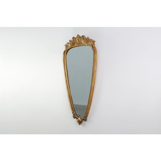 20th Century Louis XV Mirror in Gilt Wood from VM, Belgium, 1950s For Sale - Image 3 of 11