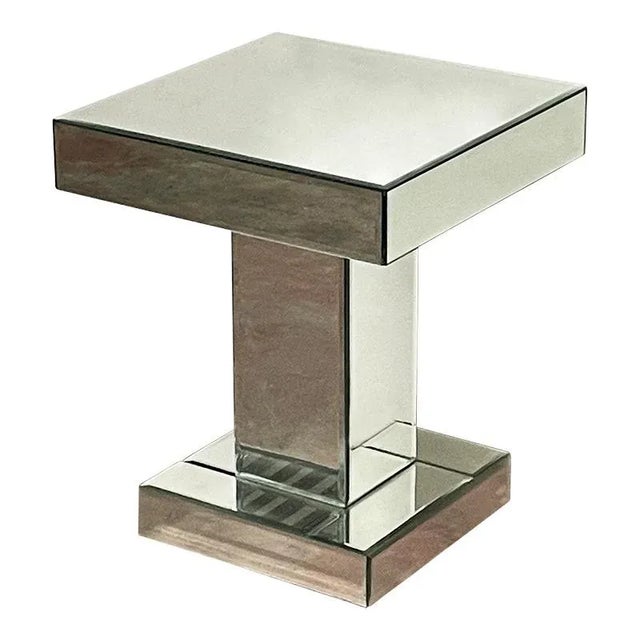 Vintage Mirrored Coffee Table For Sale - Image 3 of 5