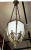 Pendant Light Antique With Opalescent Shade For Sale - Image 4 of 4