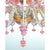 Pink and Transparent Venetian Murano Glass Chandelier by Simoeng for Simoeng For Sale - Image 4 of 7